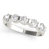 Five Diamond Half Bezel Bar Set Diamond Wedding Band