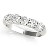 Shared Prong Diamond Wedding Band