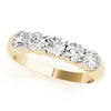 Shared Prong Diamond Wedding Band
