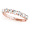 Seven Diamond Bar Set Wedding Band