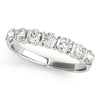 Seven Diamond Bar Set Wedding Band