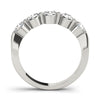 Five Diamond Bezel Set Diamond Wedding Band