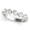 Five Diamond Bezel Set Diamond Wedding Band