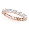 Round Diamond Eternity Wedding Band