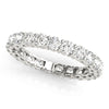 Round Diamond Eternity Wedding Band