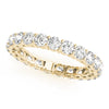 Round Diamond Eternity Wedding Band