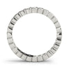 Half Bezel Set Diamond Eternity Wedding Band
