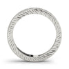 Channel Set Milgrain Edge Diamond Eternity Wedding Band