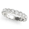 Round Diamond Eternity Wedding Band