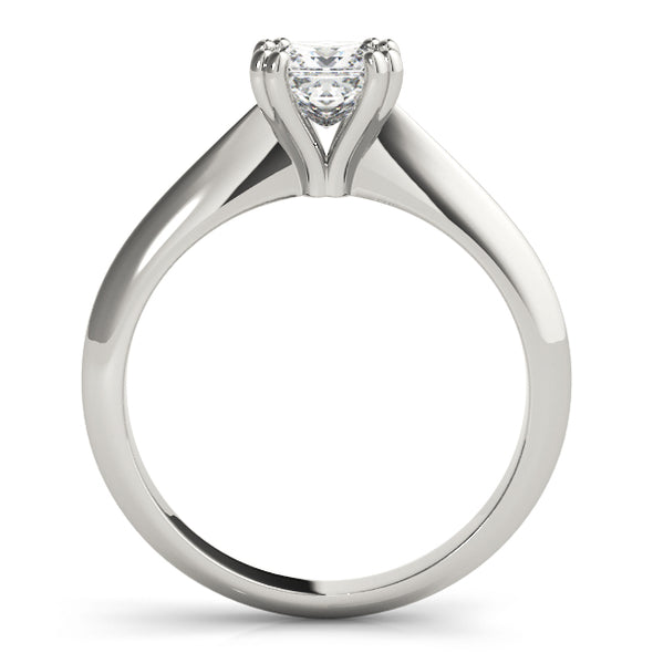 Princess Cut Solitaire Engagement Mounting