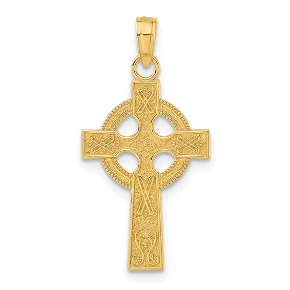 Celtic Cross - 14kt Yellow Gold
