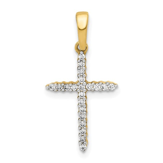 .16 Carat t.w. Twenty One Diamond Cross