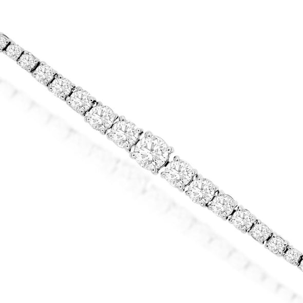 3.15 Carat t.w. Graduated Diamond Tennis Bracelet