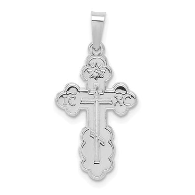 Eastern Orthodox Cross - 14kt White Gold