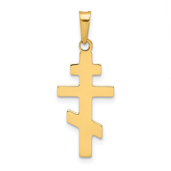 Eastern Orthodox Cross - 14kt Yellow Gold
